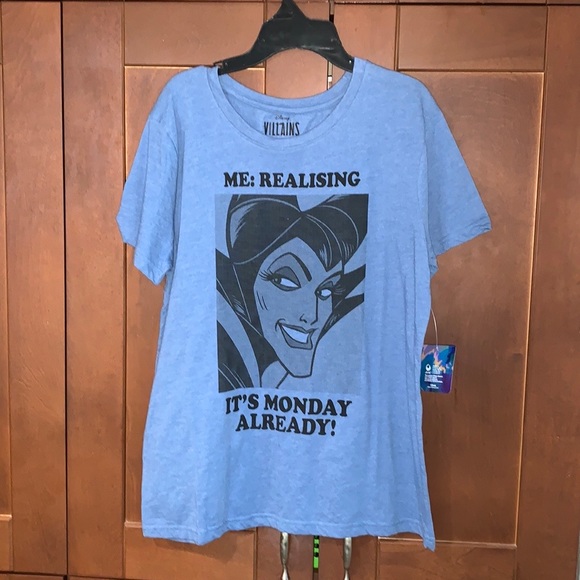 SALE!!! Maleficent monday Disney shirt NWT.  2 - Picture 3 of 6